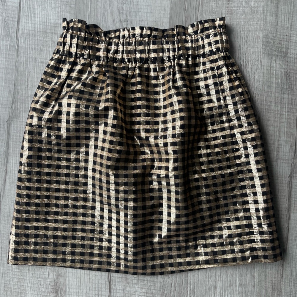 NWT J.Crew Factory gorgeous paperback skirt, size XXS. - Picture 4 of 11